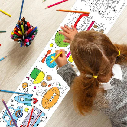 Children's Coloring Drawing Roll, Coloring Paper Roll for Kids - 6 meter