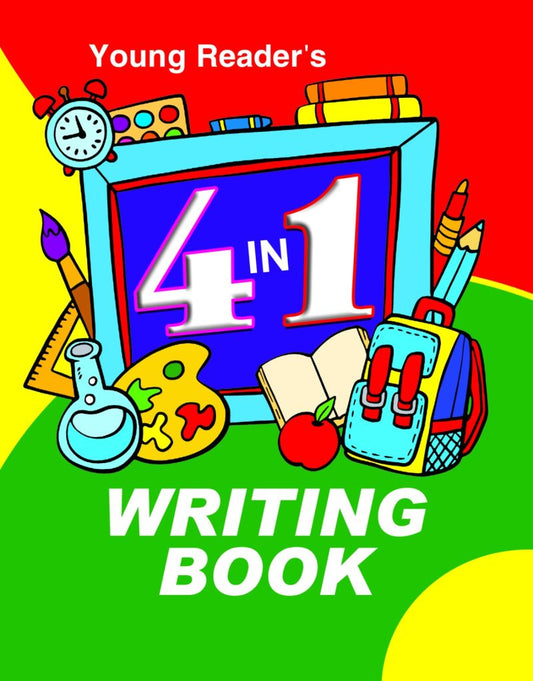 Jumbo Size 4 In 1 Tracing Book for Childrens - My First Writing Book for Kids