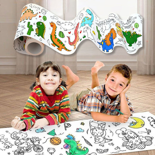 Children's Coloring  Drawing Roll, Coloring Paper Roll for Kids - 6 meter