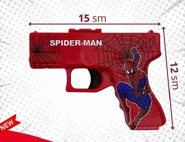 Spiderman Gun With Gel Balls - Blaster Gun Toy